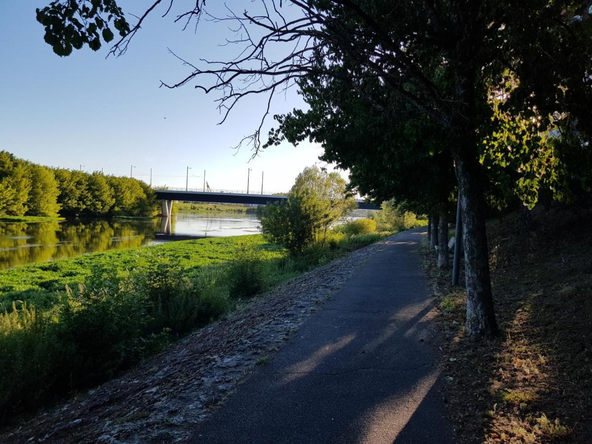 T2 Lumineux Vue Sur Cher, 8Mn Gare & Centre Tours Luaran gambar